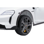 Elektrické autíčko Porsche Taycan Turbo S - dvojmiestne - biele